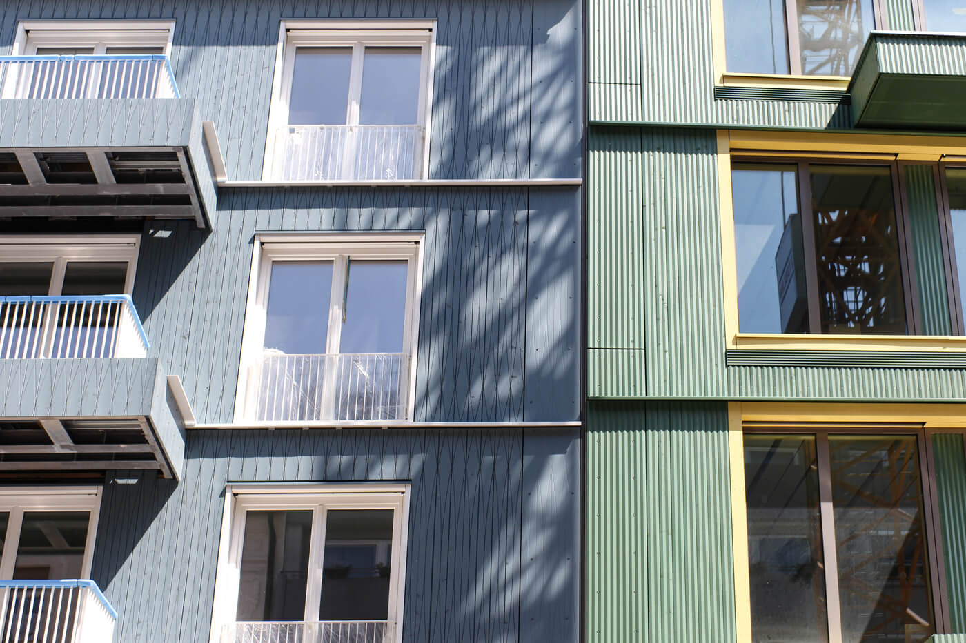 Fassadenansicht des Neubauprojekts VINZENT in München-Neuhausen