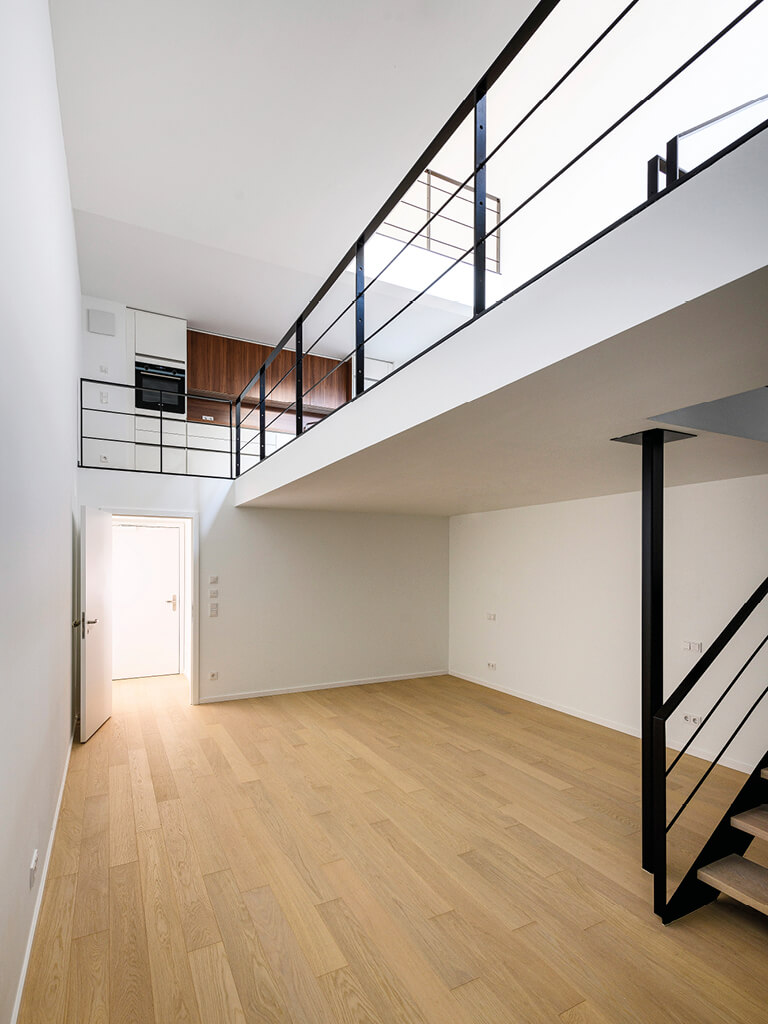 Gallery Loft im Neubauprojekt Van B in Schwabing