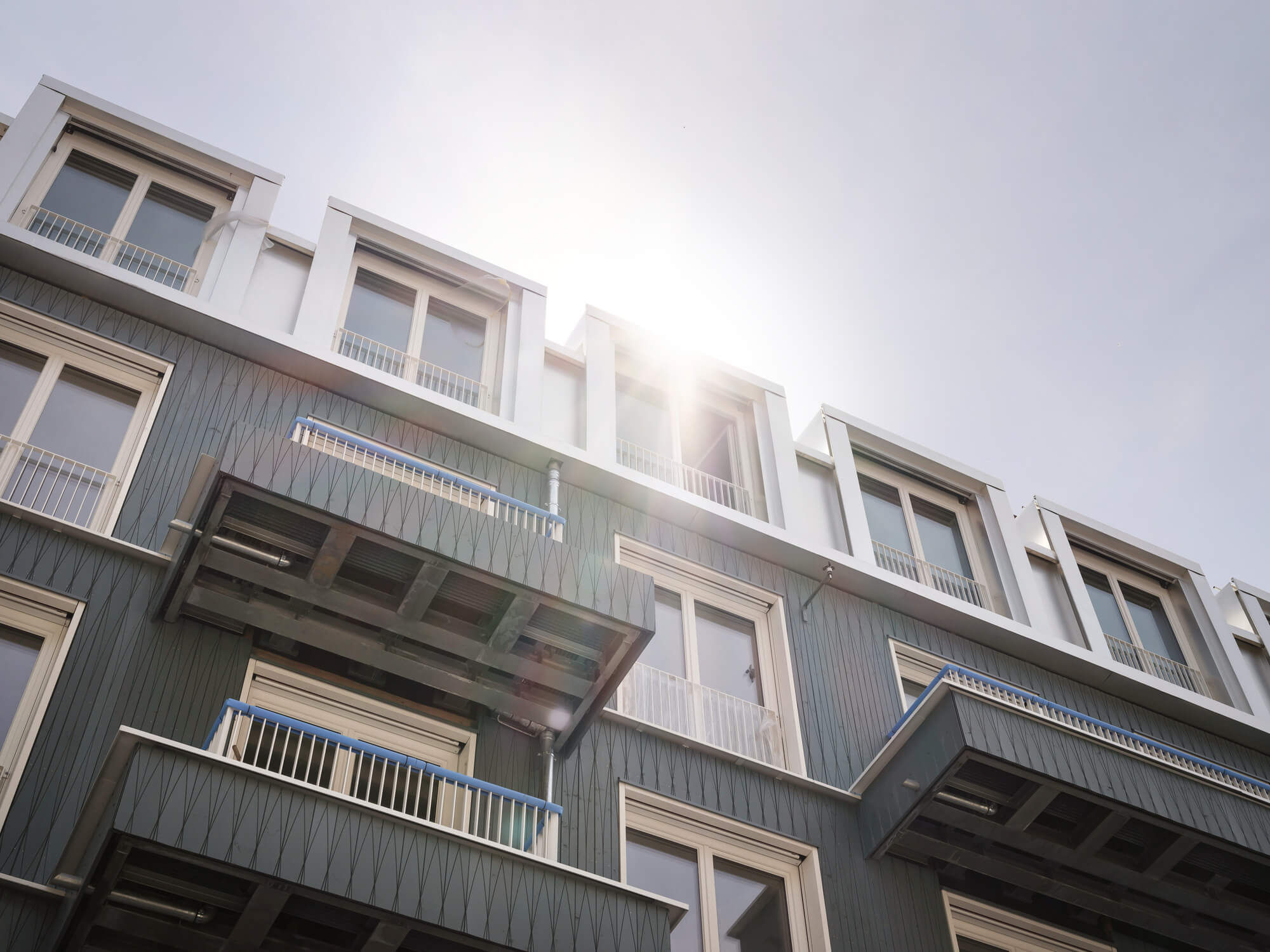 Hofhaus des Neubauprojekts VINZENT in München-Neuhausen