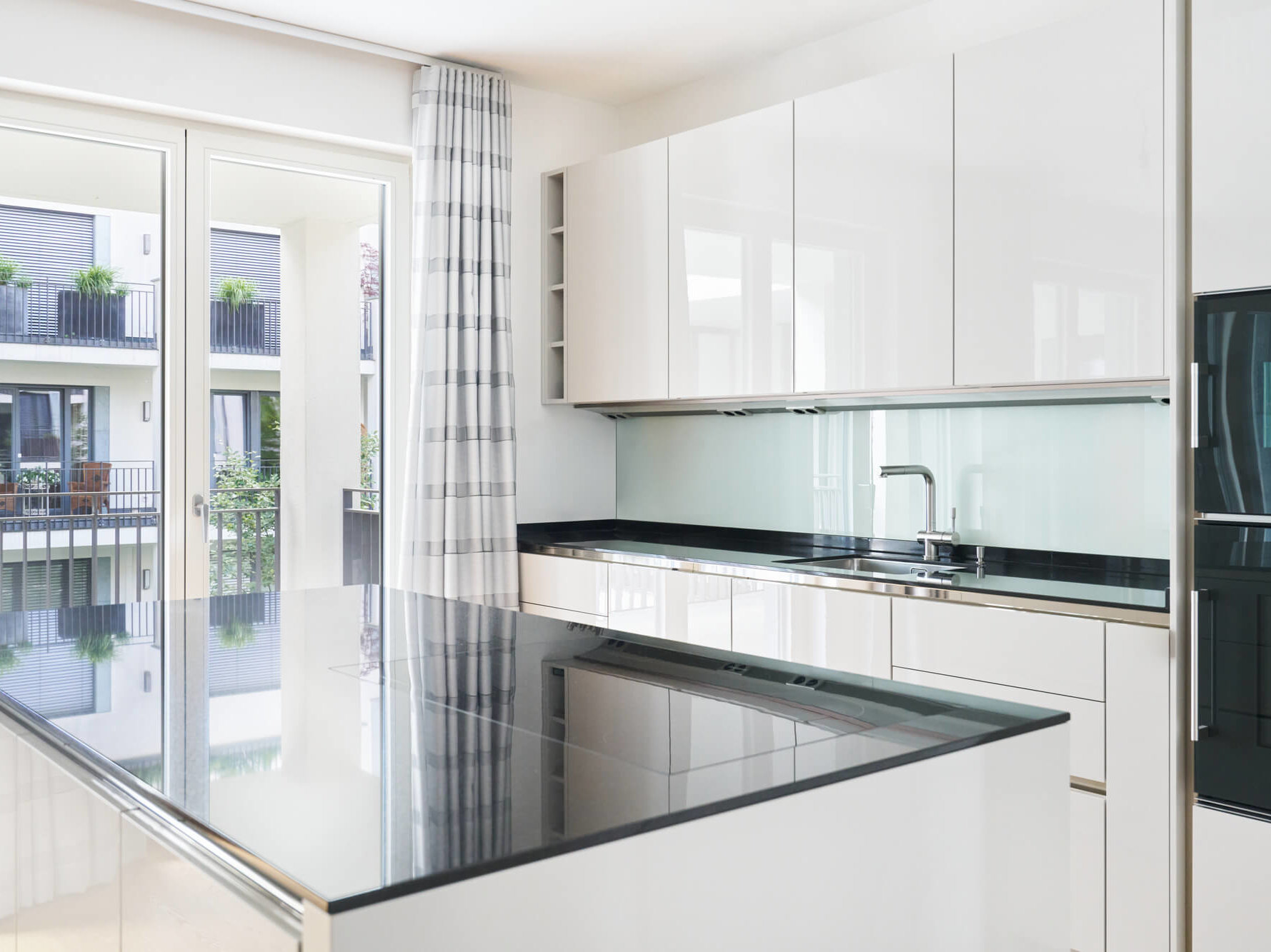 Einbauküche der Eigentumswohnung W.36 im Neubauprojekt K63 in Schwabing