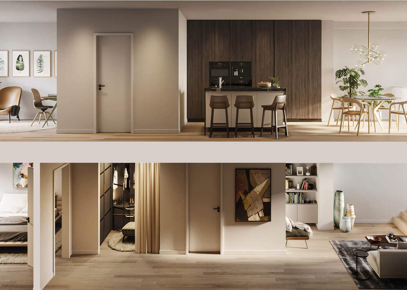 Garten Maisonette H.03 des Neubauprojekts VINZENT in München-Neuhausen