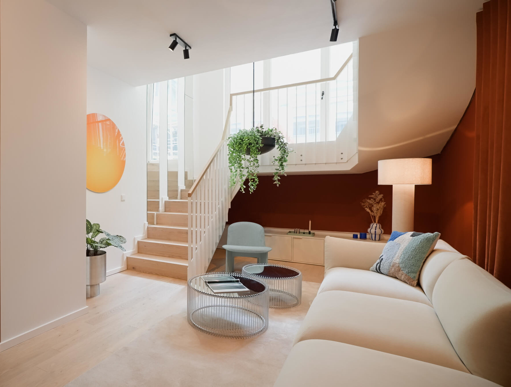 Rückzugsbereich der Garten Maisonette H.03 des Neubauprojekts VINZENT in München-Neuhausen