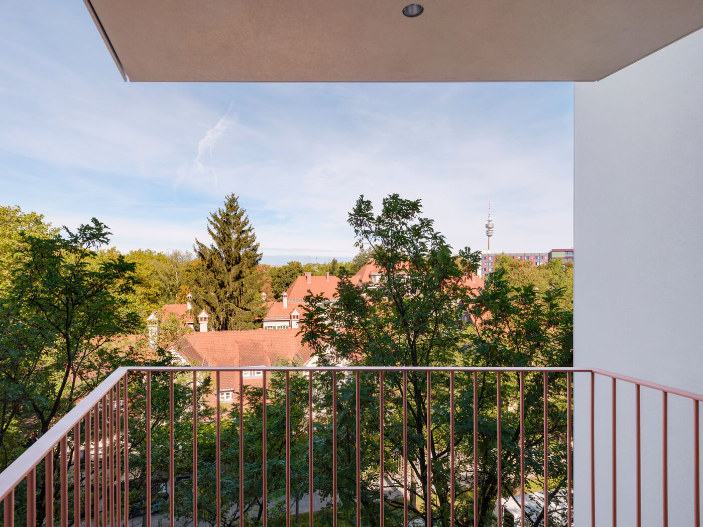 Ausblick Apartment A.113 im Neubauprojekt  Van B in München-Schwabing