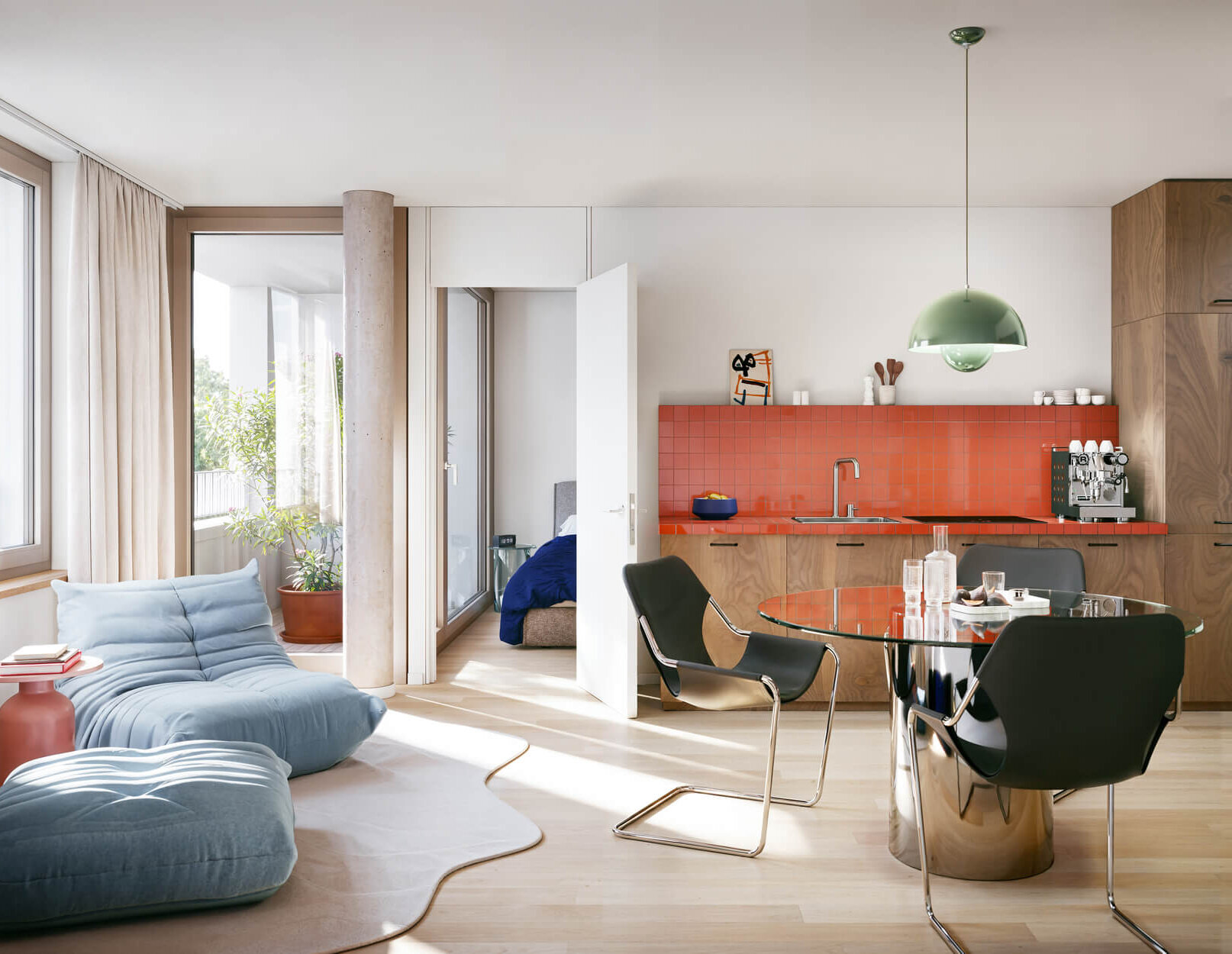 2-Zimmer-Wohnung im Neubauprojekt Haus Claude in Untergiesing mit Loggia