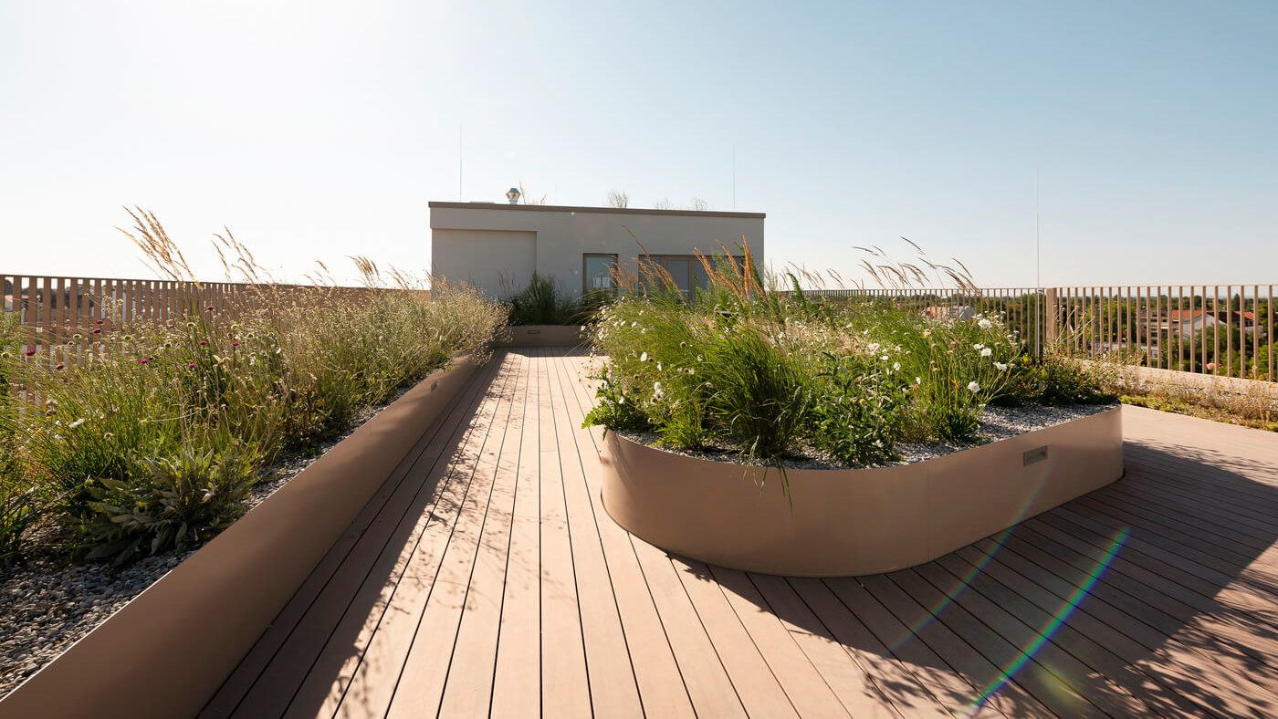 Community Dachterrasse im kupa Quartier in Pasing