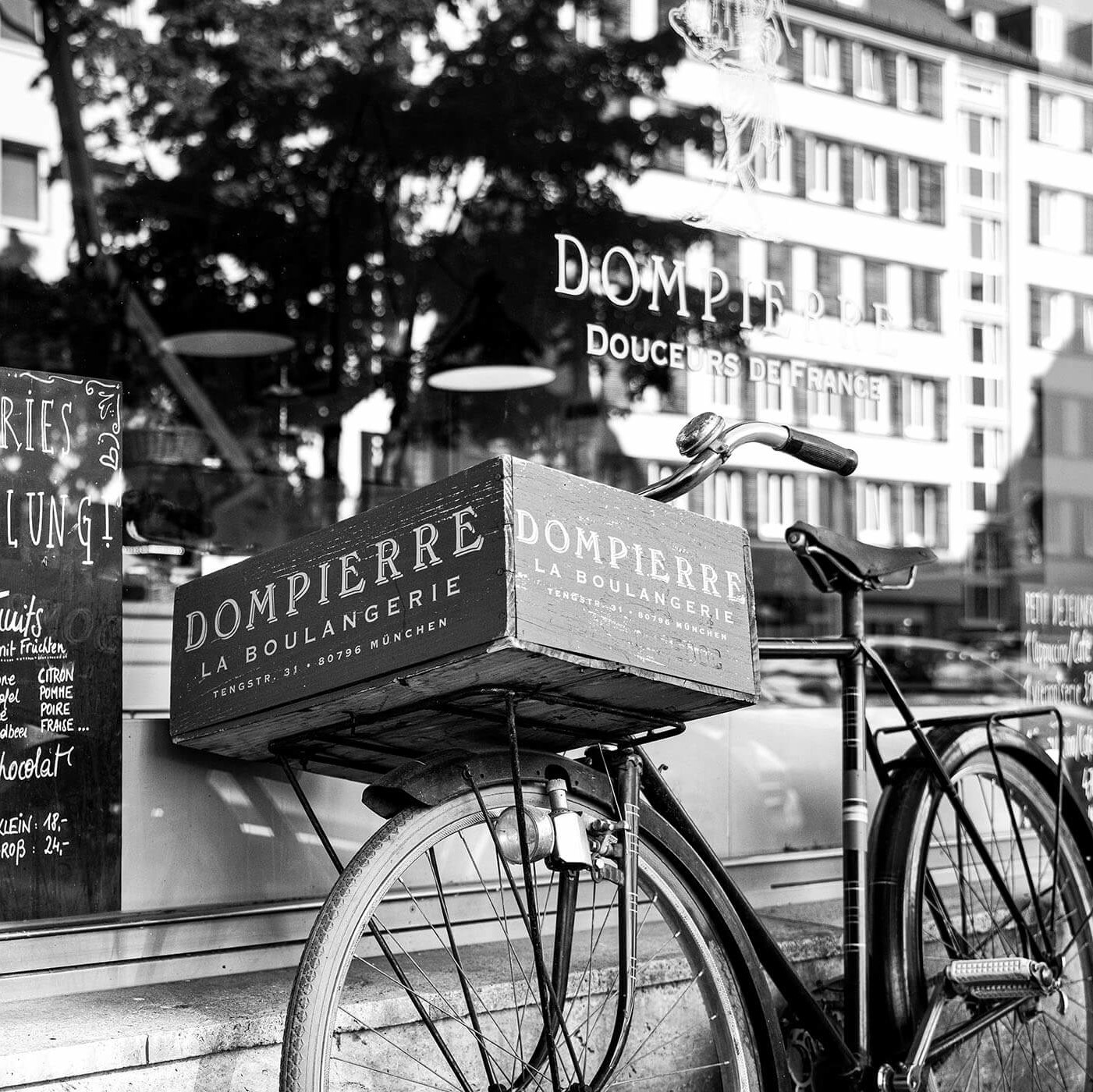 Fahrrad Schwarz/weiß