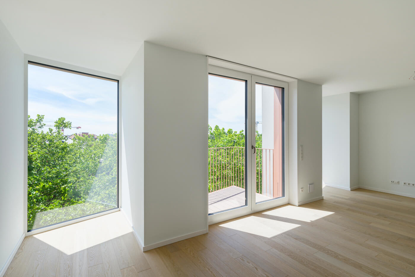 Flat F.126 des Neubaugebäudes Van B in der Infanteriestraße.