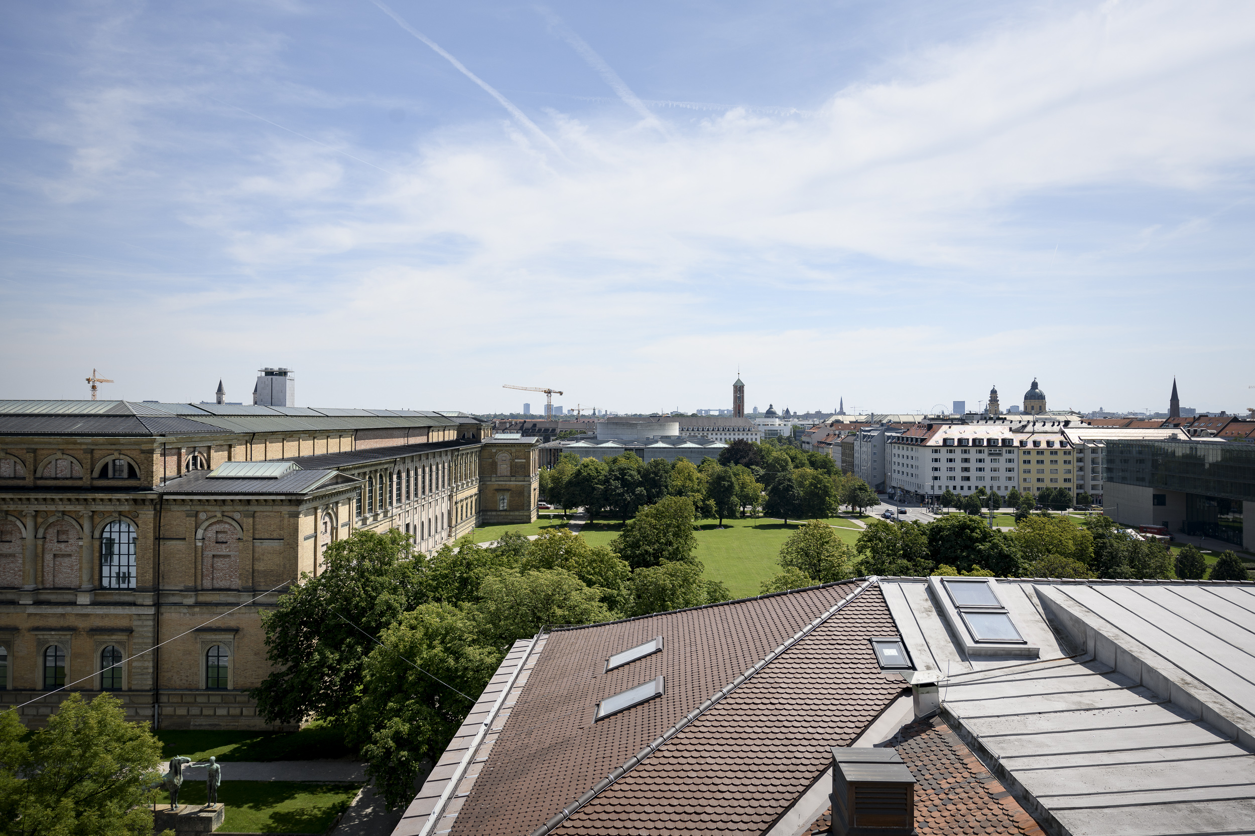 Ausblick auf die Maxvorstadt