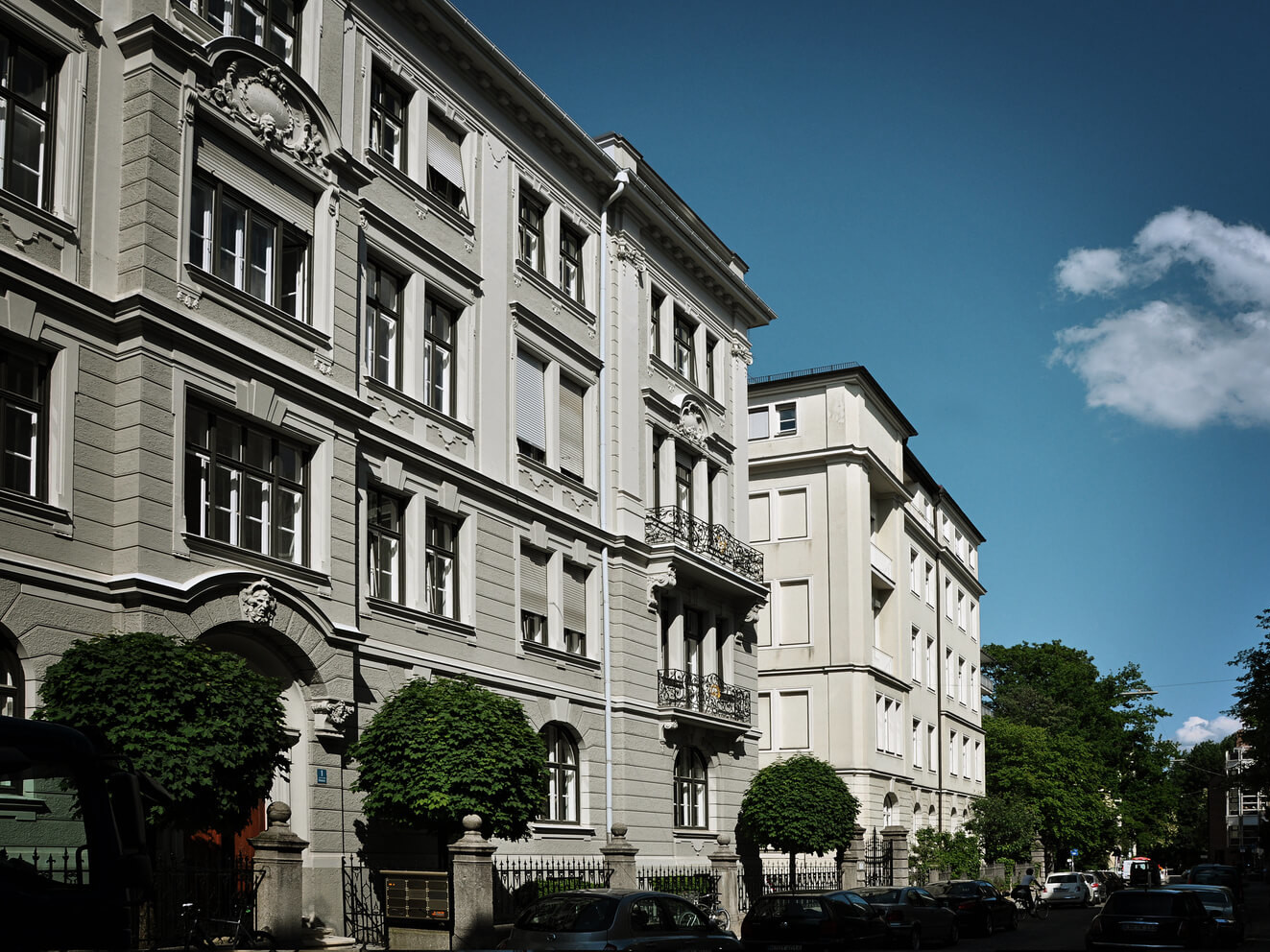 Häuser der Schackstraße