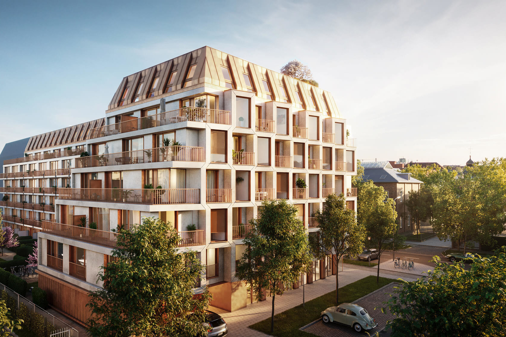 Neubauprojekt Van B in München Schwabing