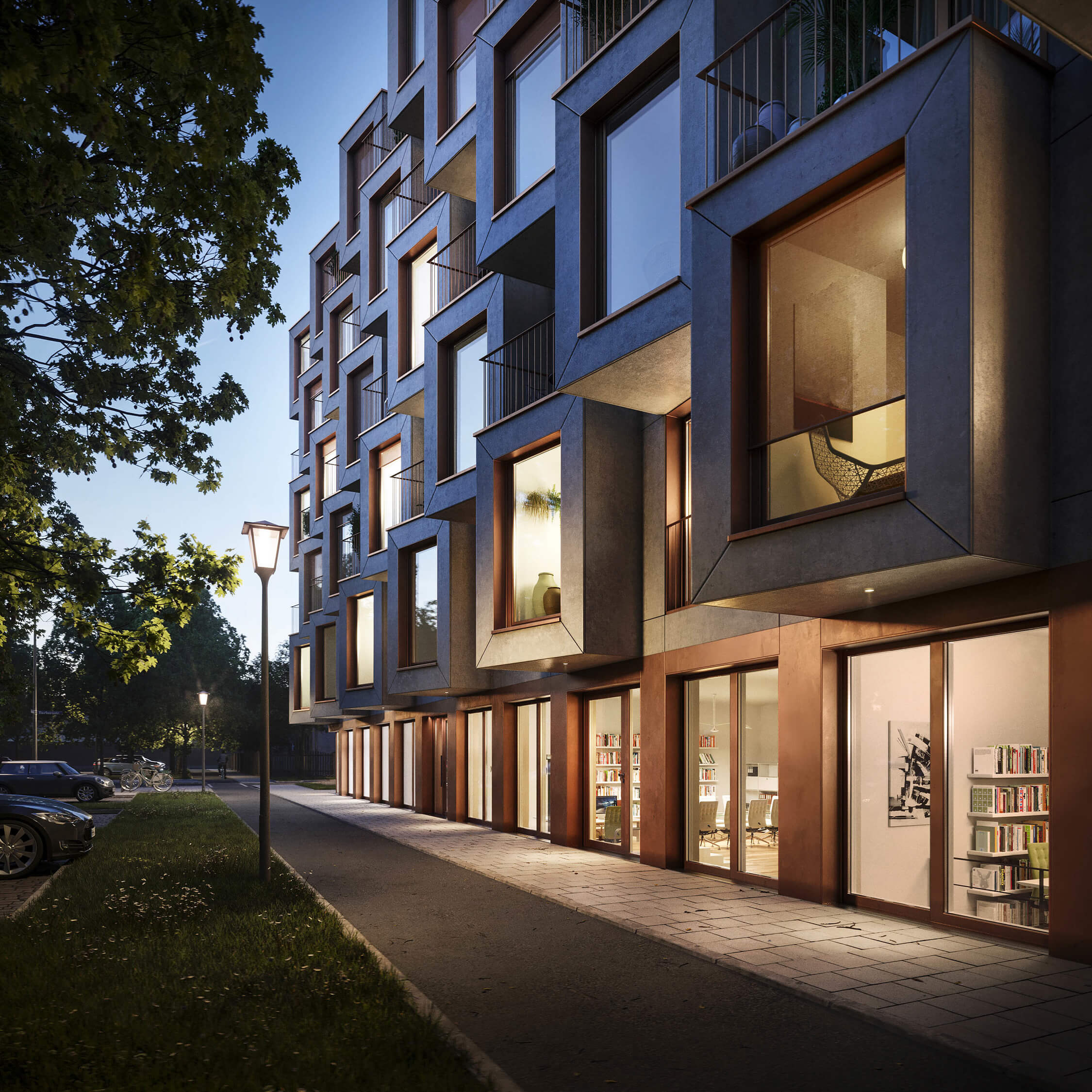 Neubauprojekt Van B in München-Schwabing