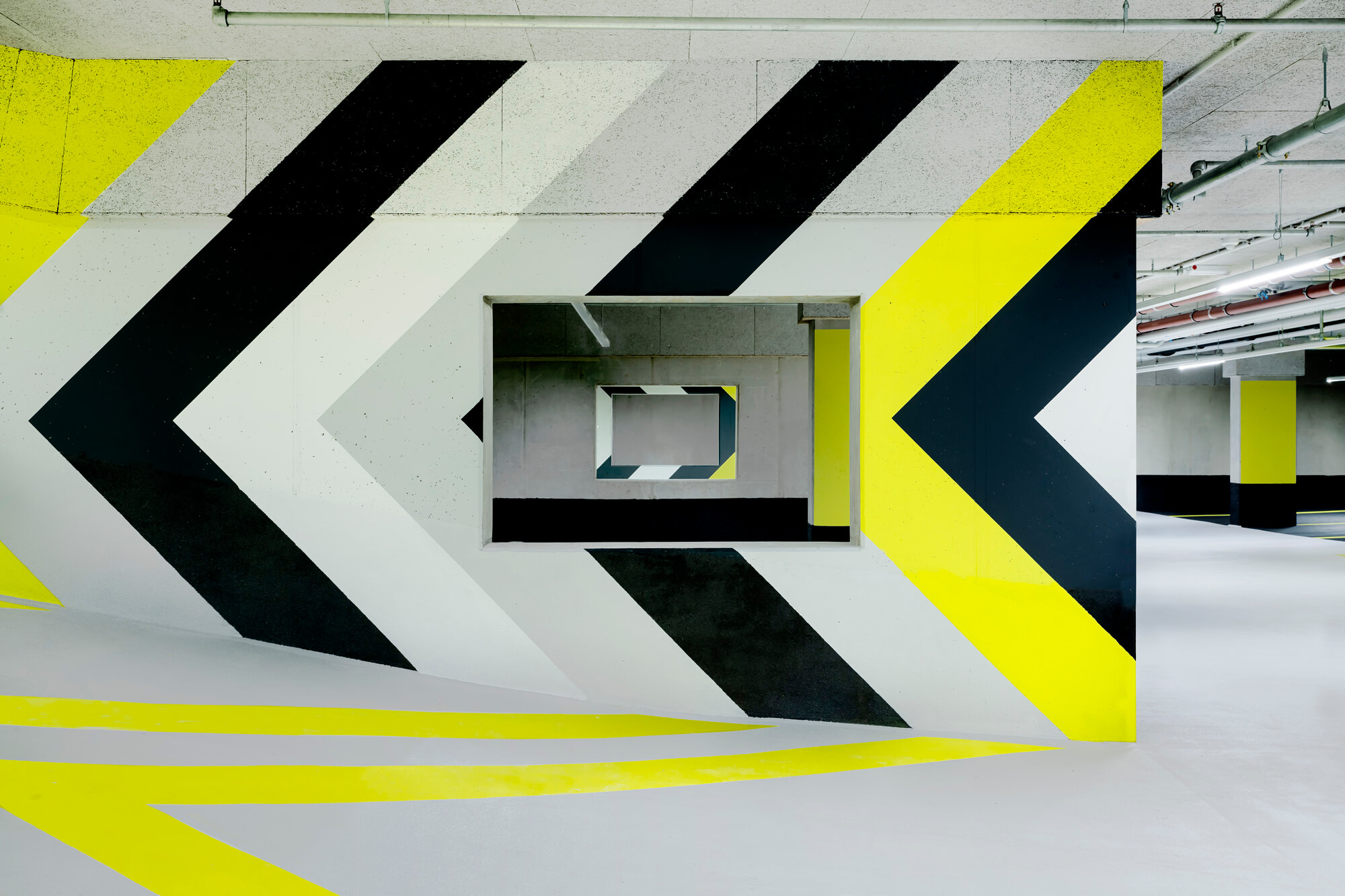 Tiefgarage im Neubauprojekt Van B in München Schwabing