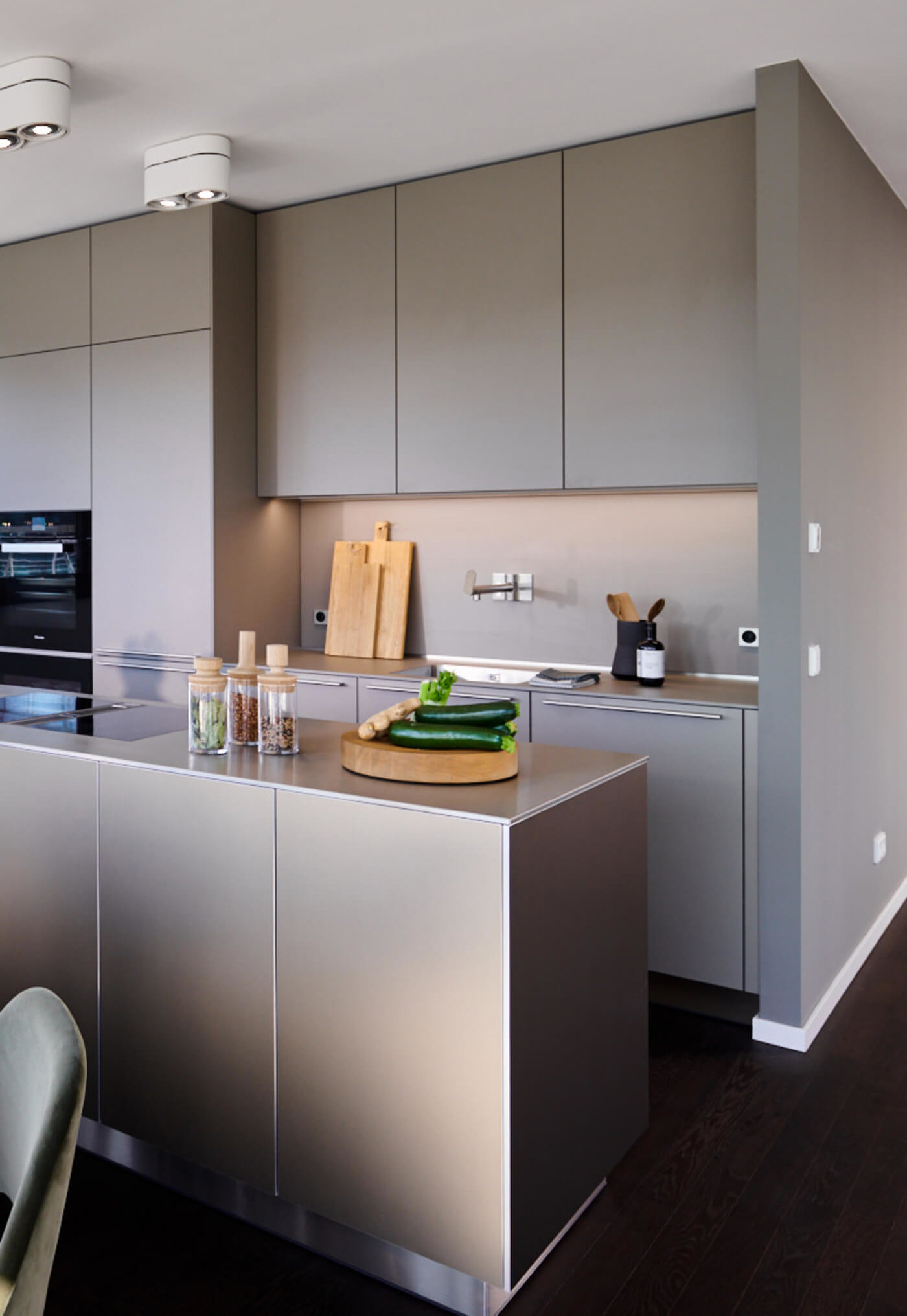 Küche eines Apartments zur Miete in Frankfurt