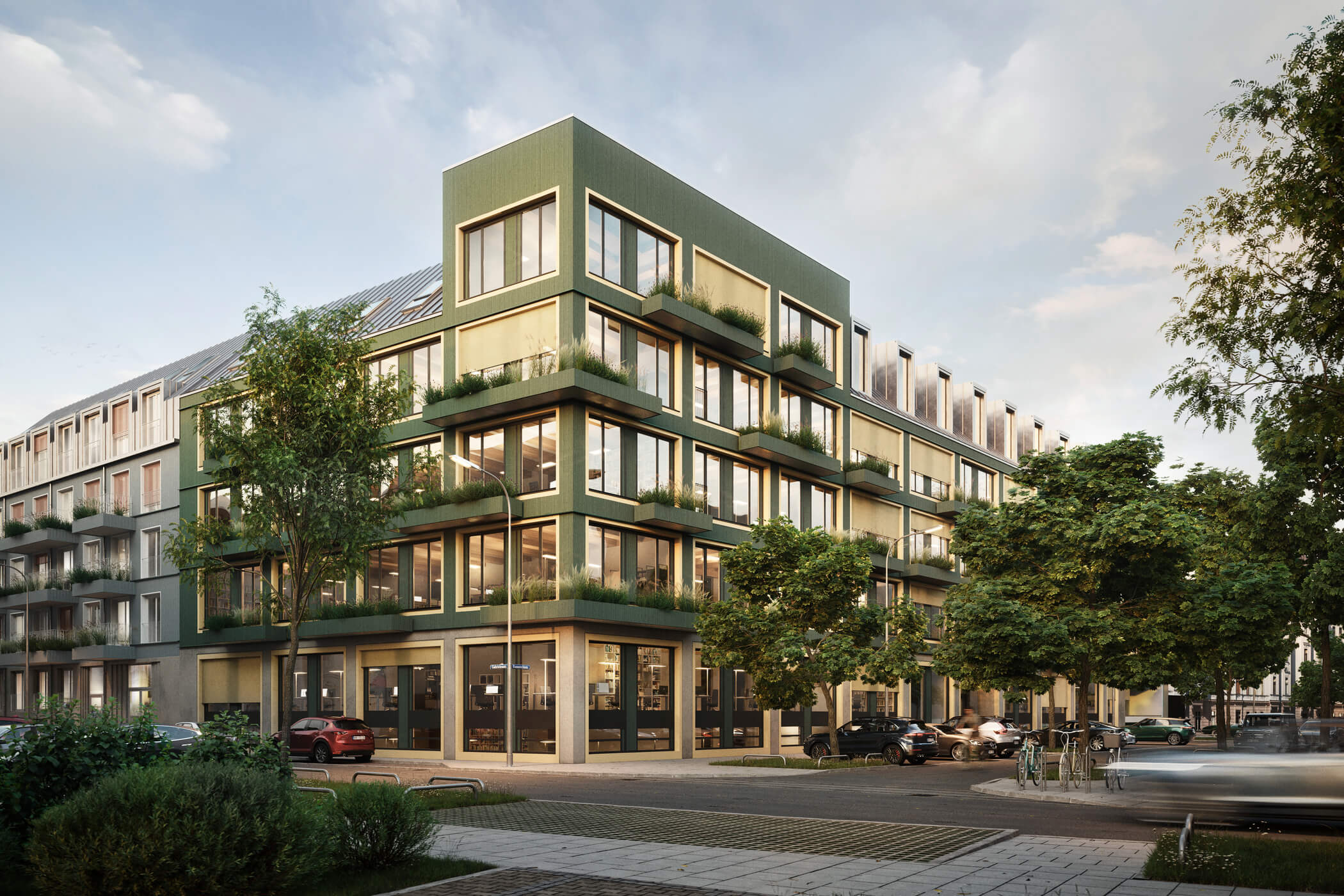 Nachhaltiges Neubauprojekt VINZENT in München-Neuhausen