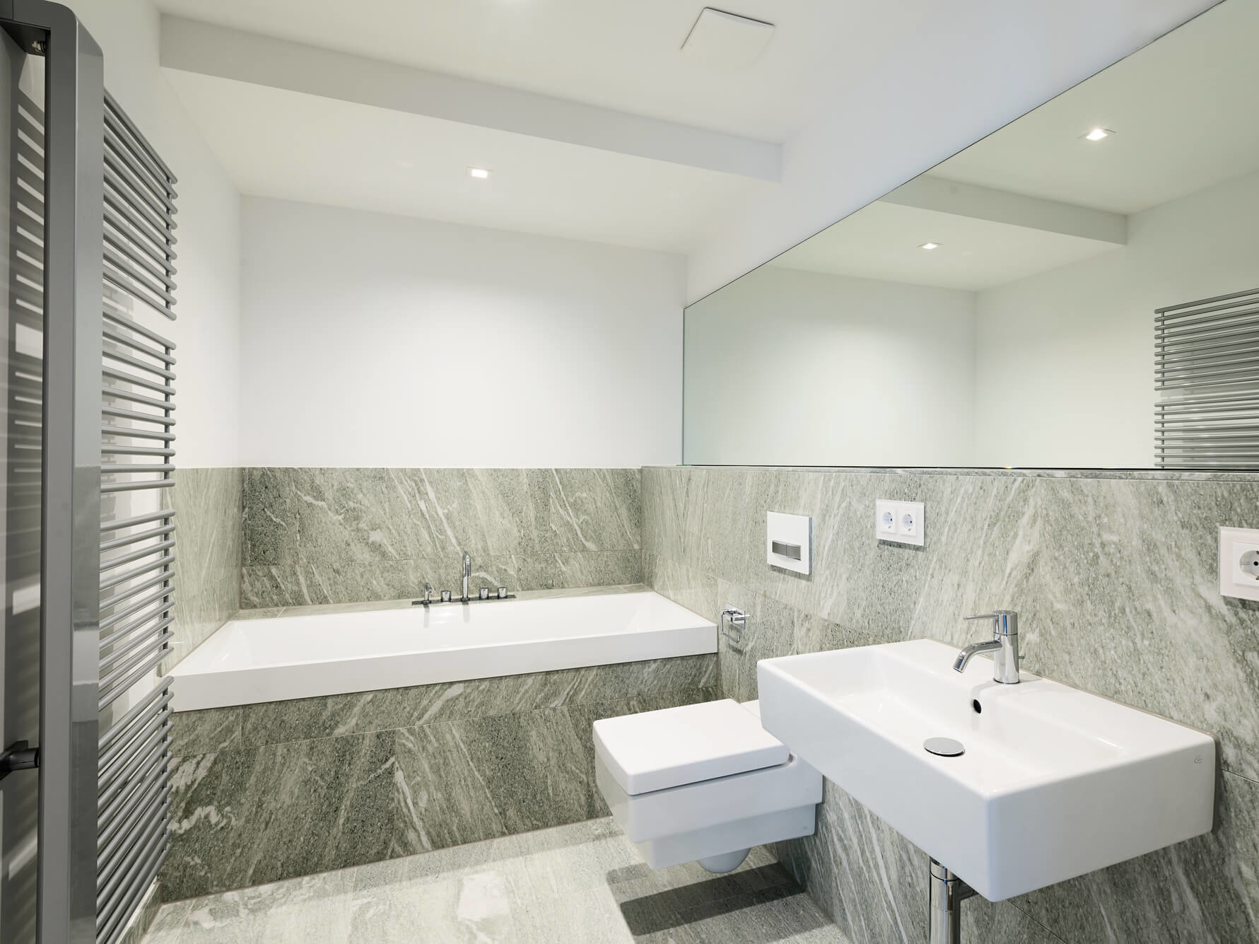 Bad der Eigentumswohnung W.36 im Neubauprojekt K63 in Schwabing