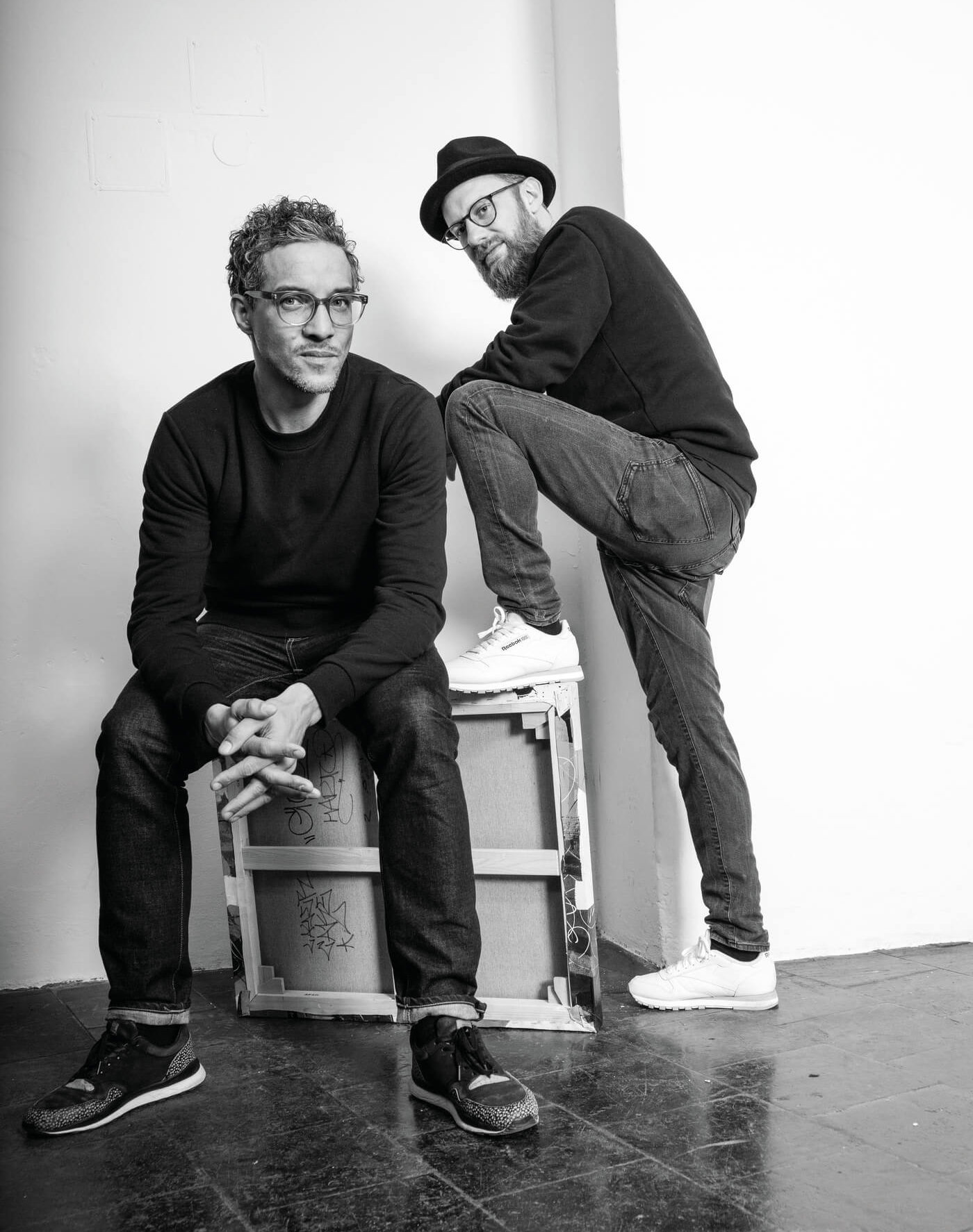 Das Künstler-Duo Christian Hundertmark und Patrick Hartl alias LAYER CAKE