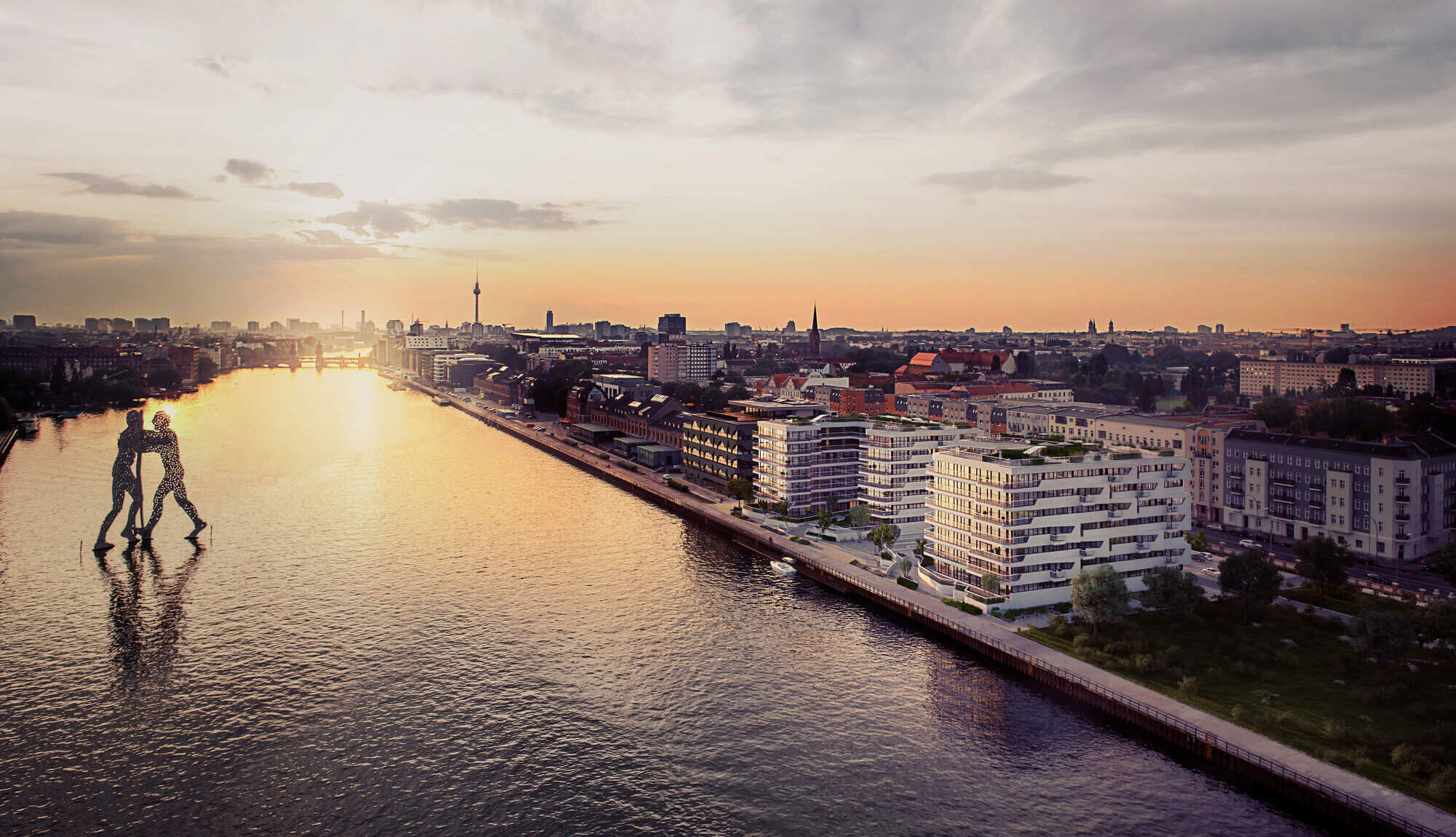 Neubauprojekt WAVE waterside living berlin