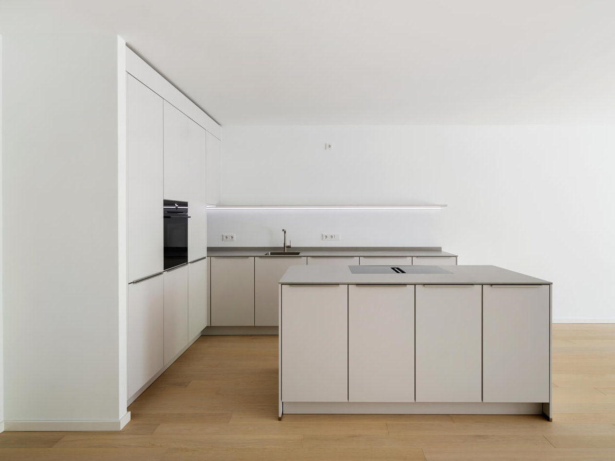 Einbauküche der Van B Wohnung F.50 in München-Schwabing