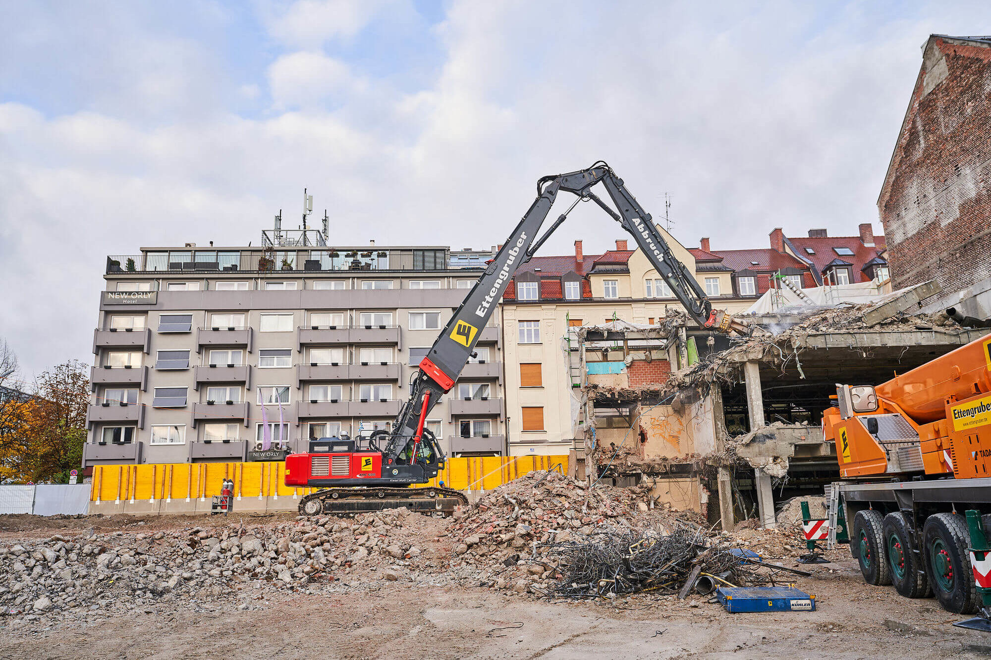 Baustelle des Neubauprojekts VINZENT in München Neuhausen