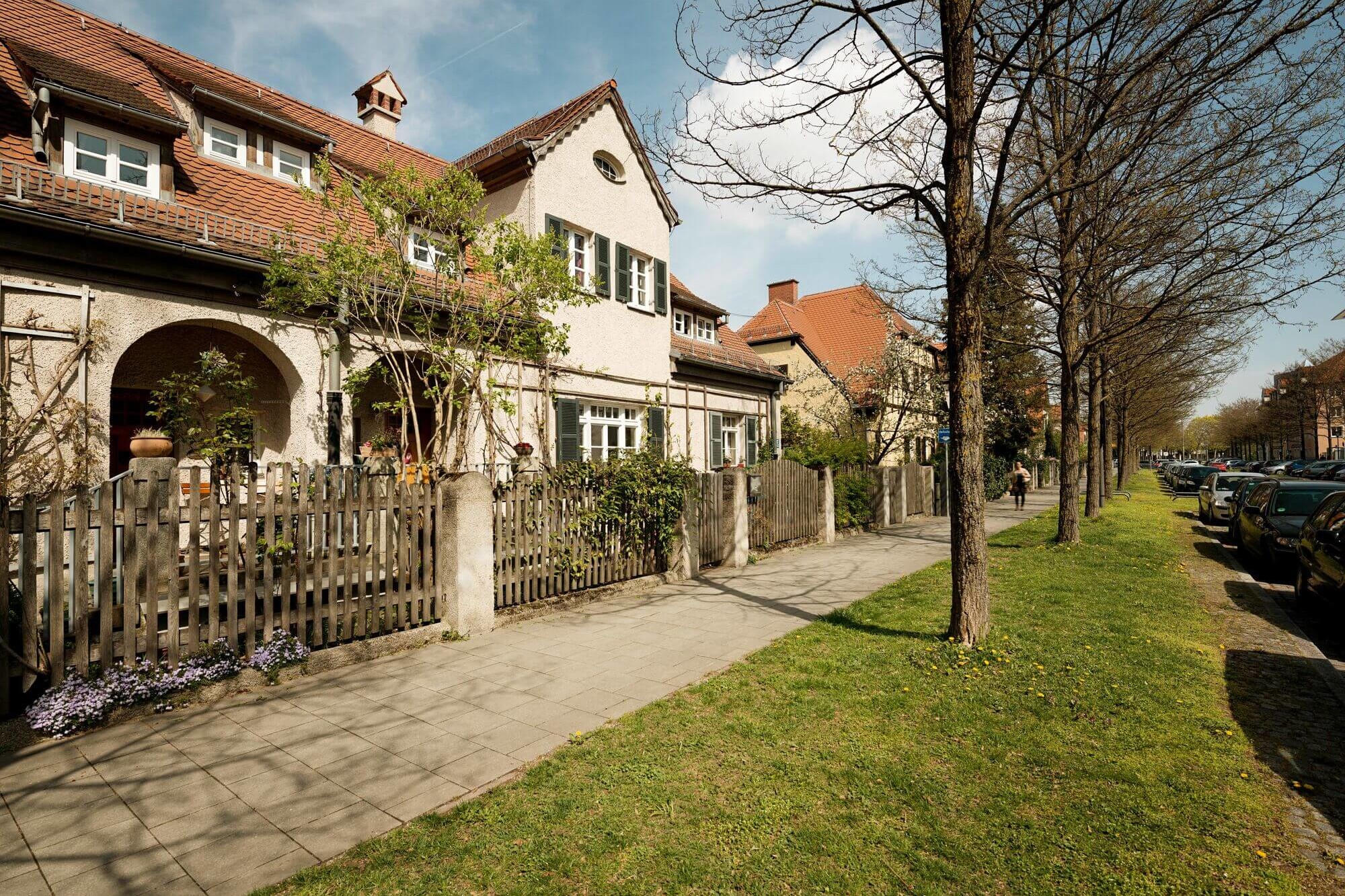 Barbarasiedlung an der Infanteriestraße