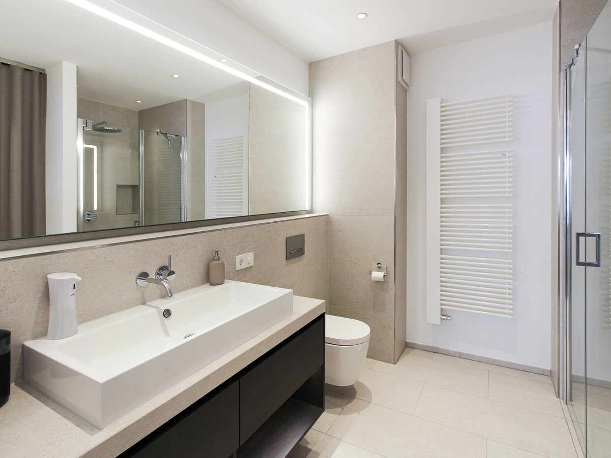 Bad des Ateliers A.1.4 zur Miete in dem Neubau-Ensemble Amalie.