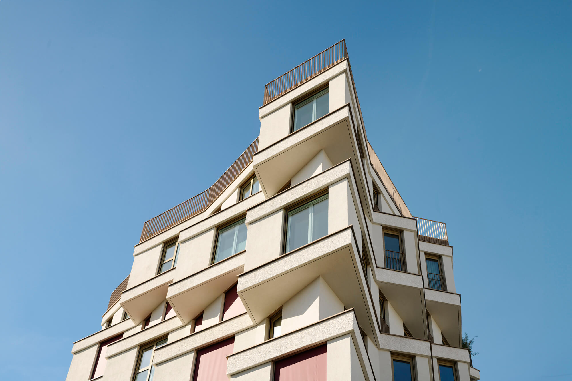 Fassade des Neubauprojektes kupa mit Eigentumswohnungen in München Pasing