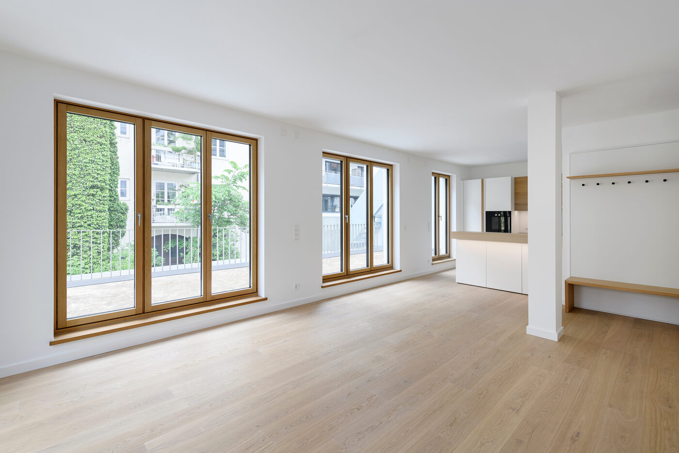 Innenraum einer Mietwohnung in der Amalie.