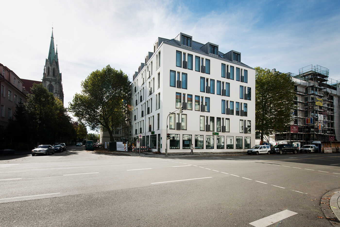 Neubau-Wohnprojekt mit Eigentumswohnungen in der Hermann-Lingg-Straße