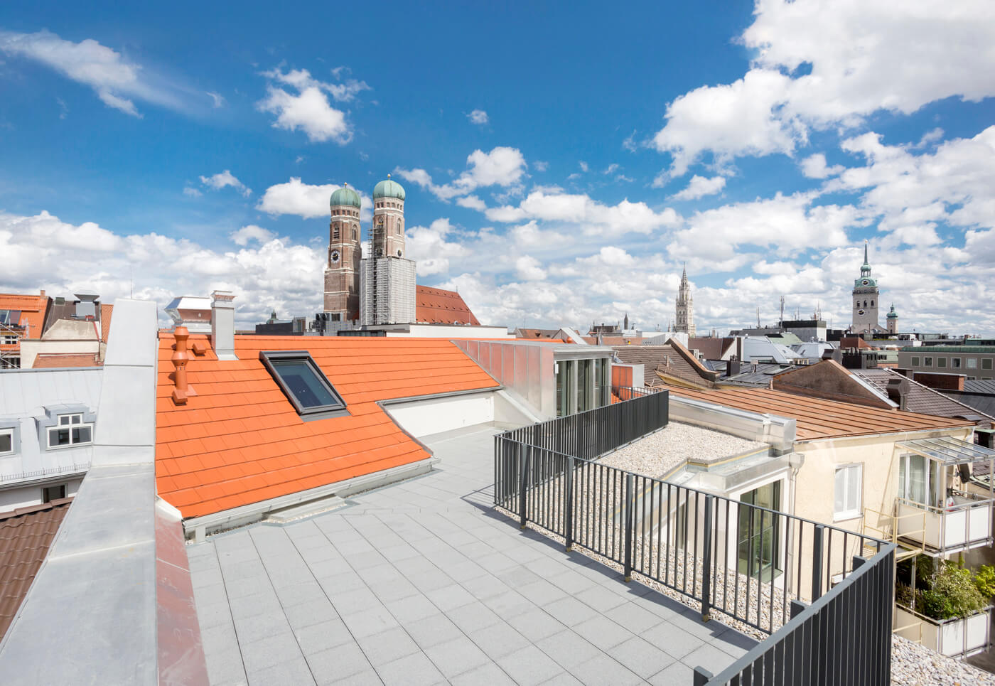 Weitblick über die Münchener Altstadt