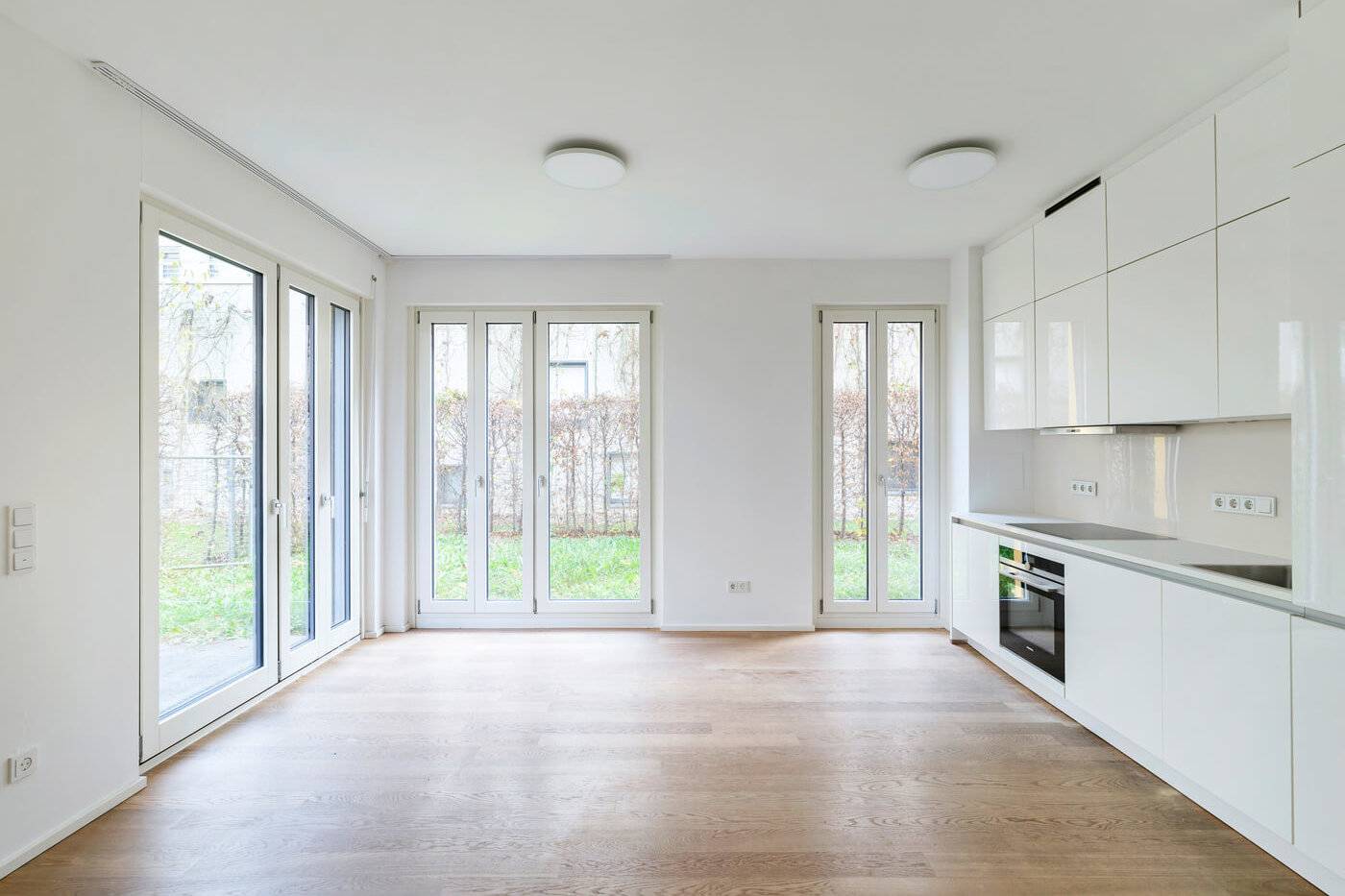 Innenraum einer Eigentumswohnung in der Petra-Kelly-Straße.