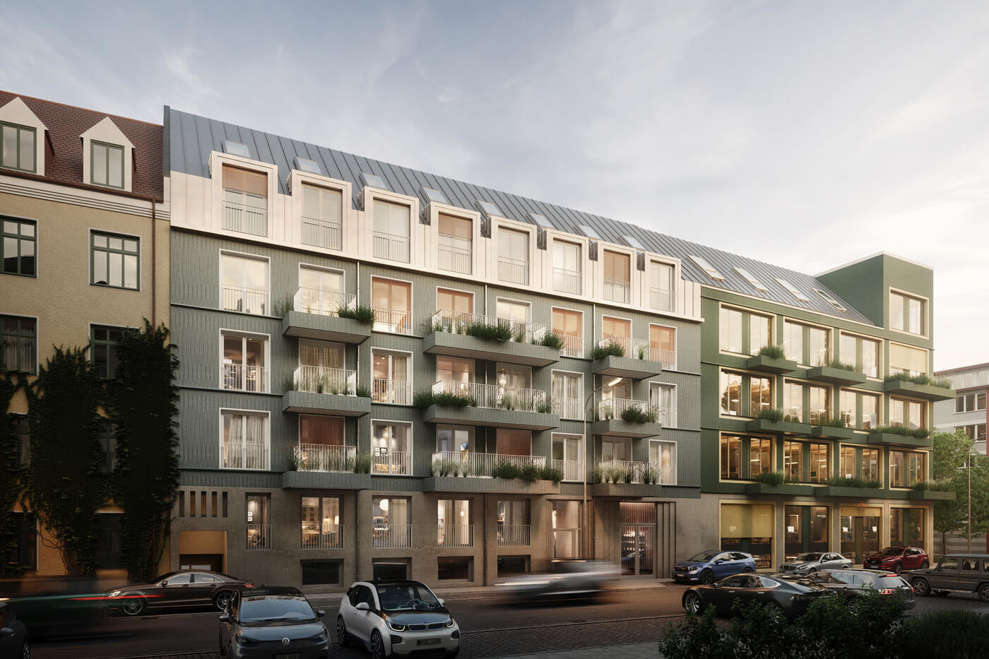Neubauprojekt VINZENT in München Neuhausen