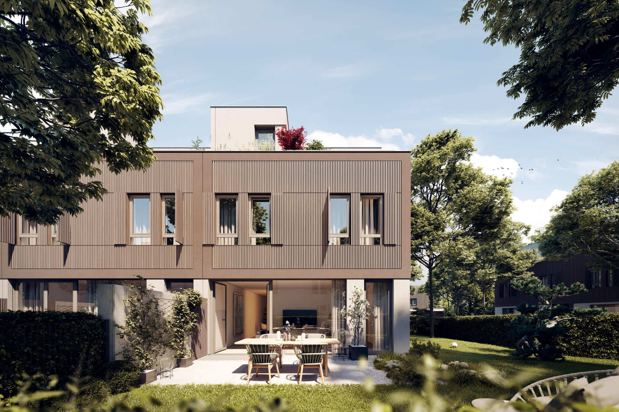 Reihenhaus im Neubauprojekt LAGOM in Herrsching am Ammersee