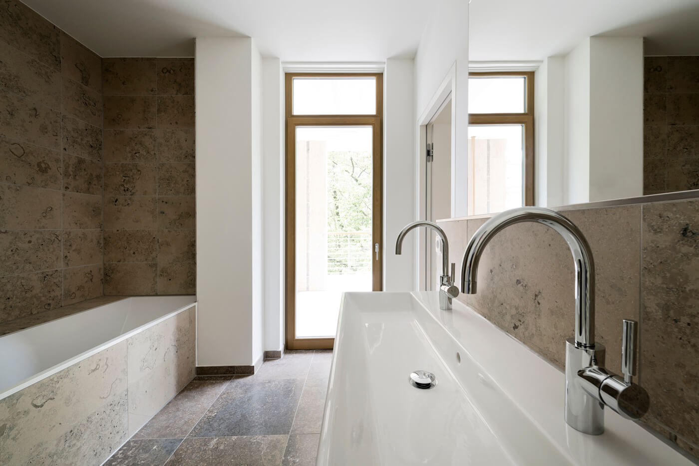 Badezimmer im Neubauprojekt Tivoli in München Lehel
