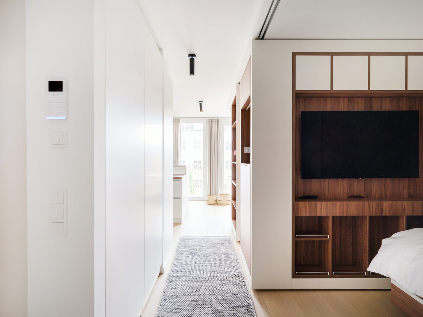 Apartment im Neubauprojekt Van B in München-Schwabing mit Plugin-Modulen