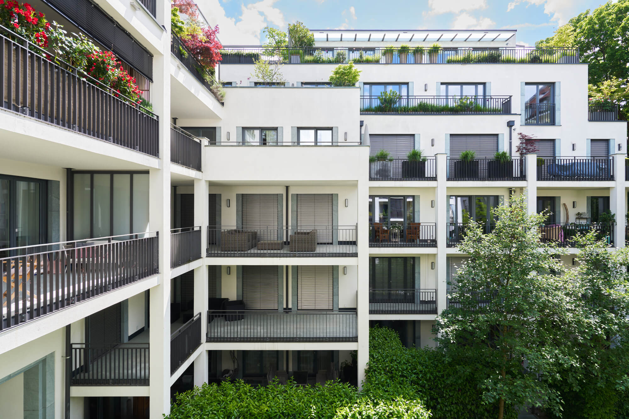 Fassadenansicht des Neubauprojekt K63 in München-Schwabing