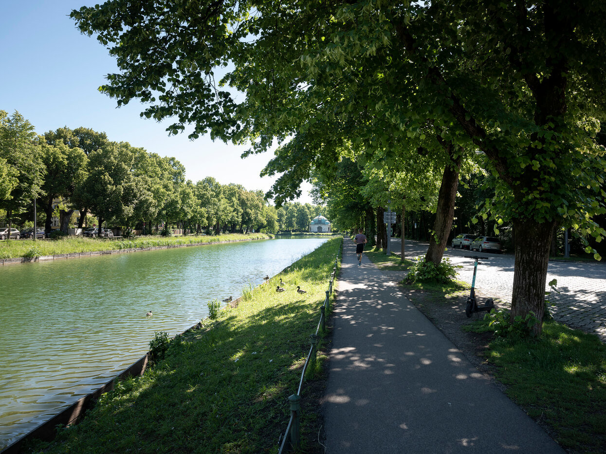 Kanal im Nymphenburger Schlosspark