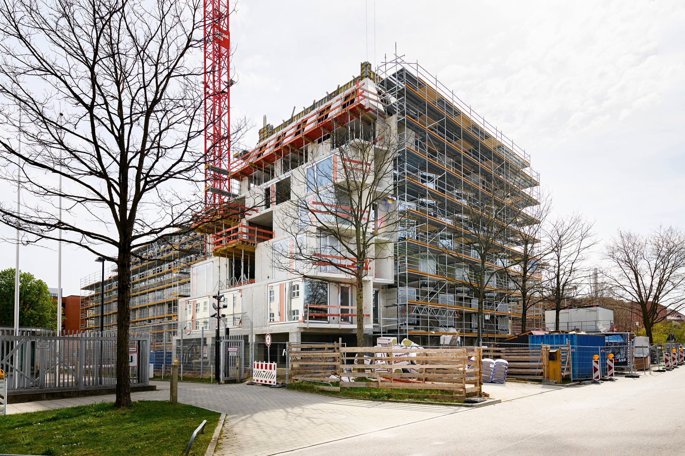 Rohbau des Neubauprojekts Van B in München Schwabing abgeschlossen