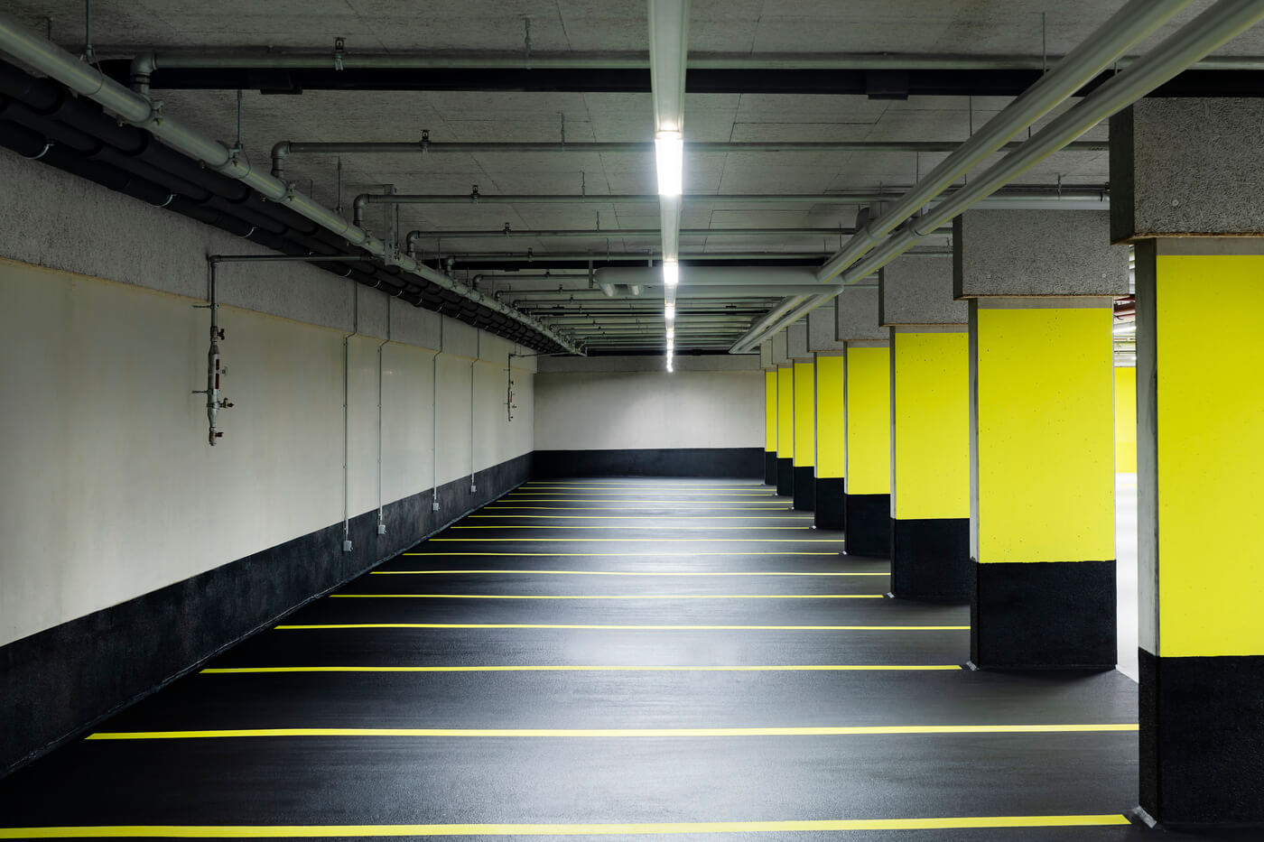 Tiefgarage im Schwabinger Neubauprojekt Van B.