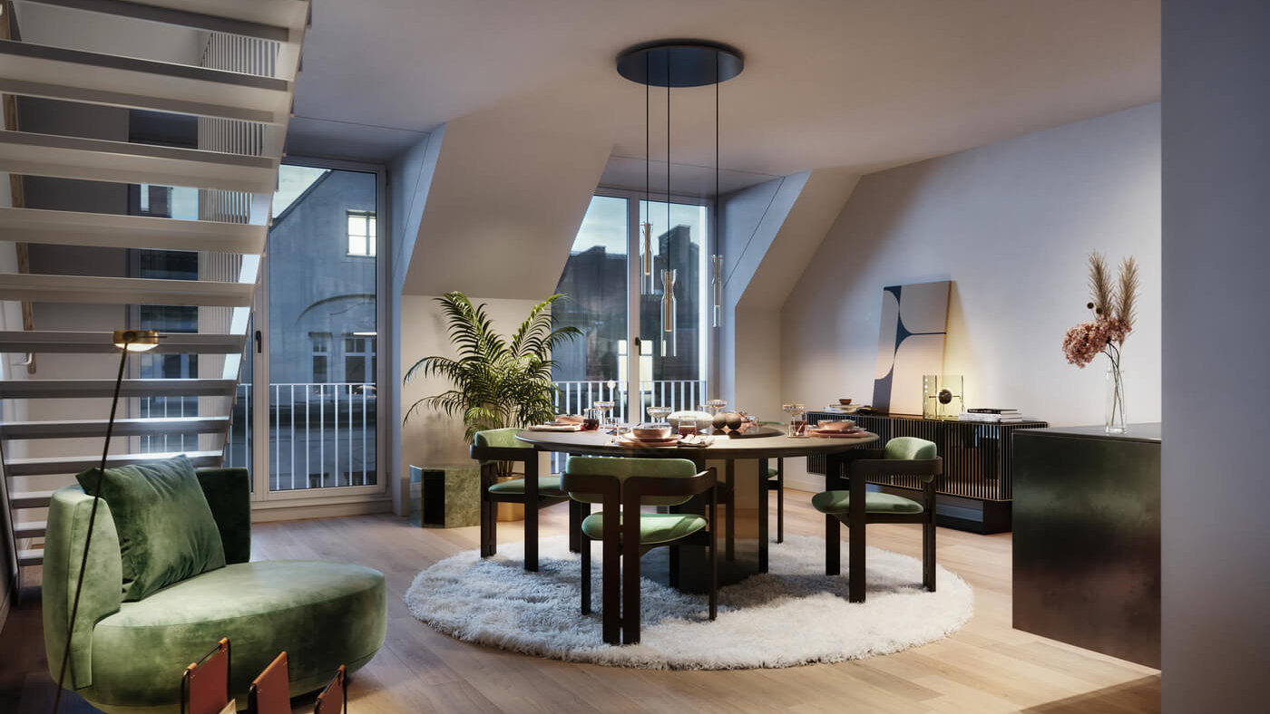 Apartment des Neubauprojektes Vinzent in München Neuhausen