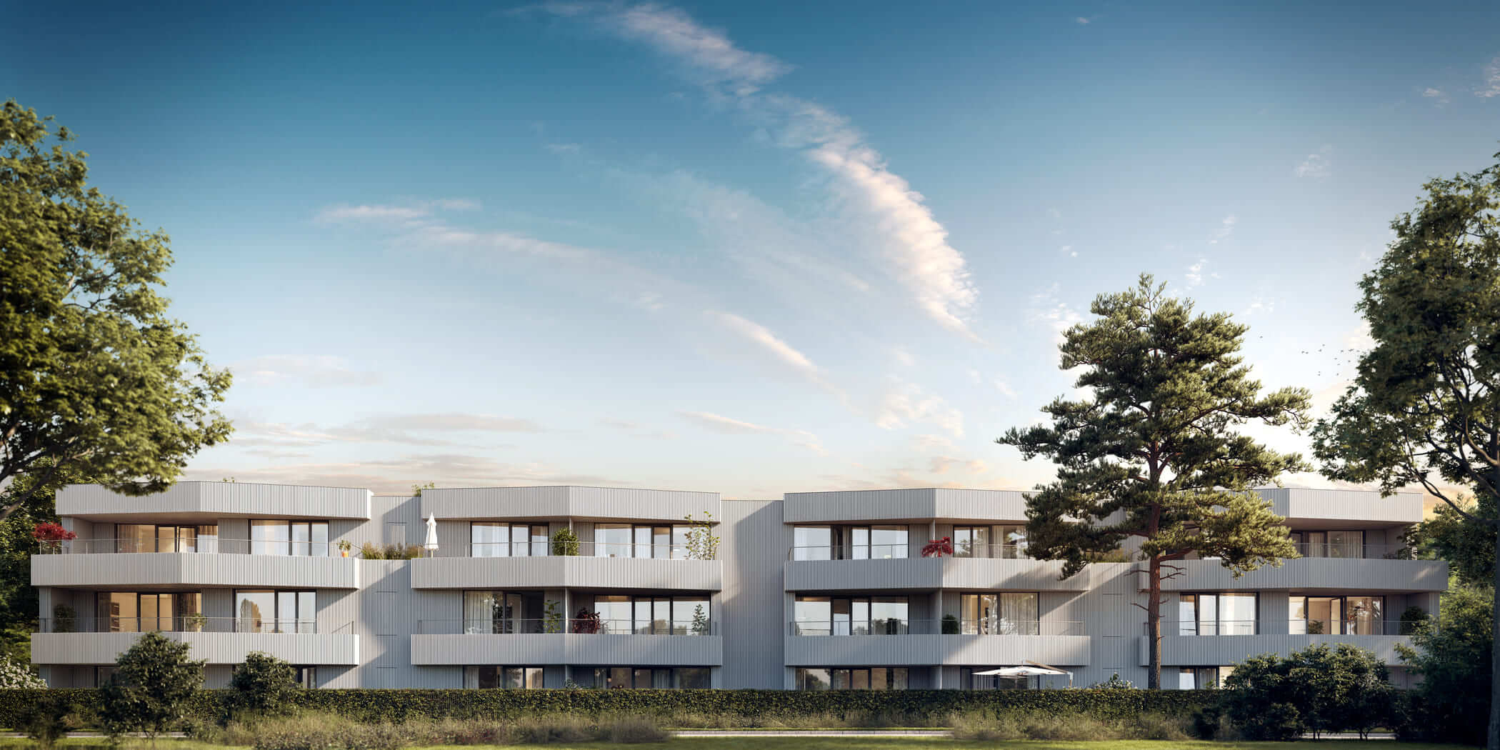 Mehrfamilienhaus im Neubauprojekt LAGOM im Münchener Umland am Ammersee