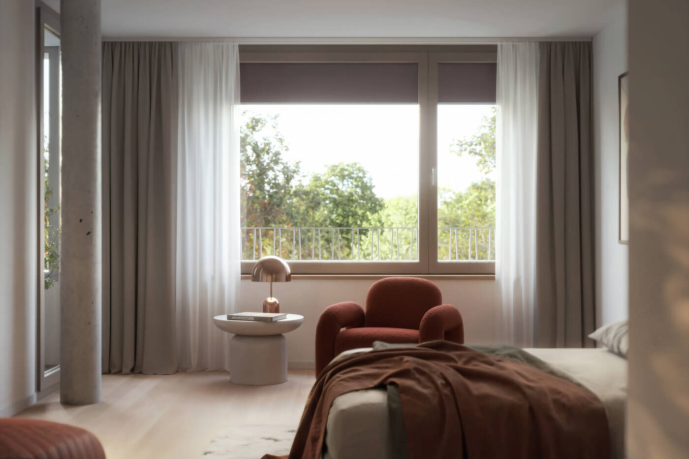 Apartment im Neubauprojekt Haus Claude in Untergiesing mit Wohn- und Essbereich