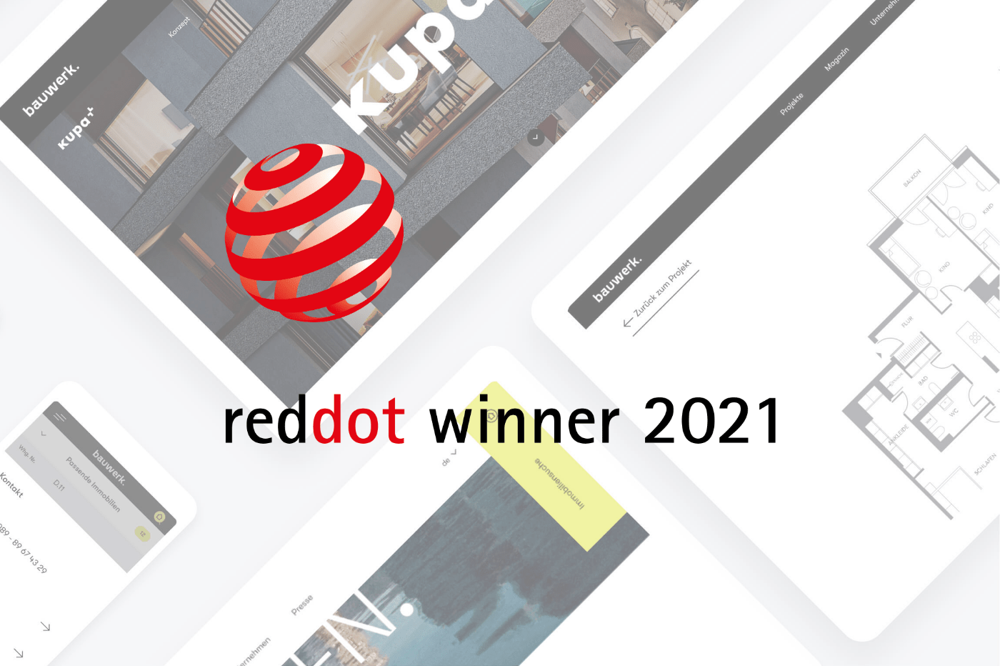 Bauwerk gewinnt Red Dot Award 2022