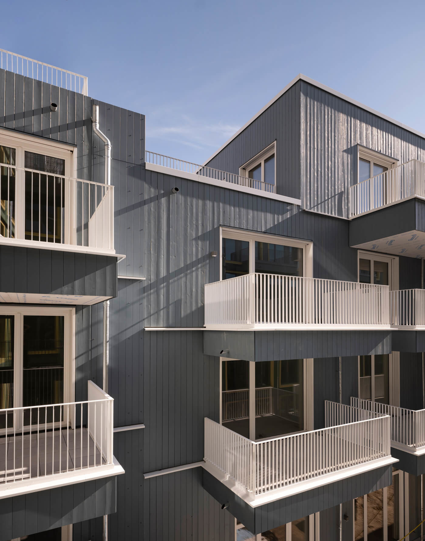 Hofhaus des Neubauprojektes Vinzent in München Neuhausen
