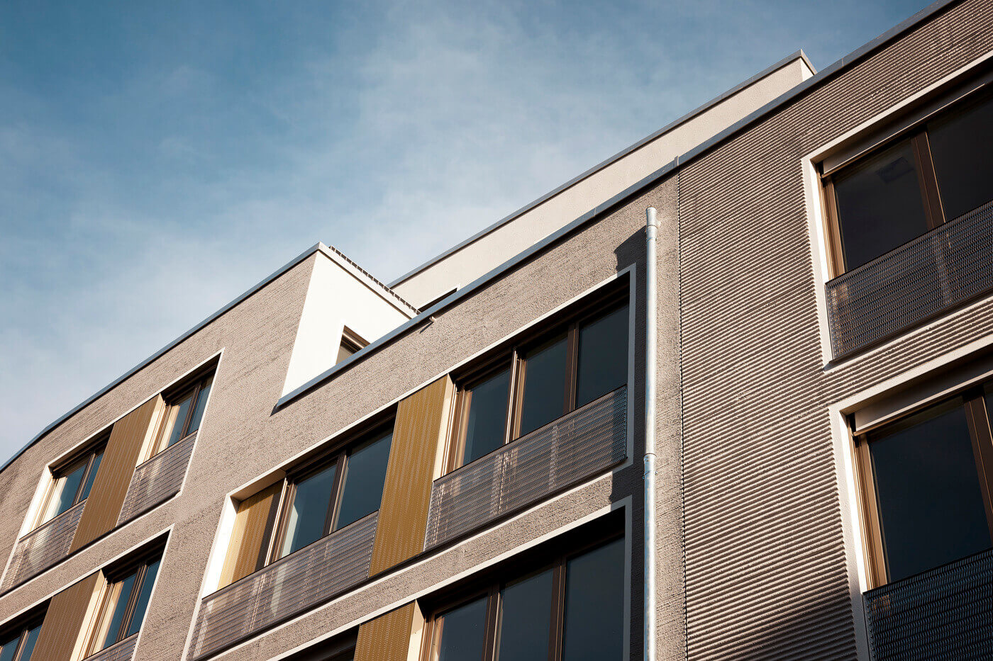 Fassade des Neubauprojekt Hofstatt in Münchens Innenstadt