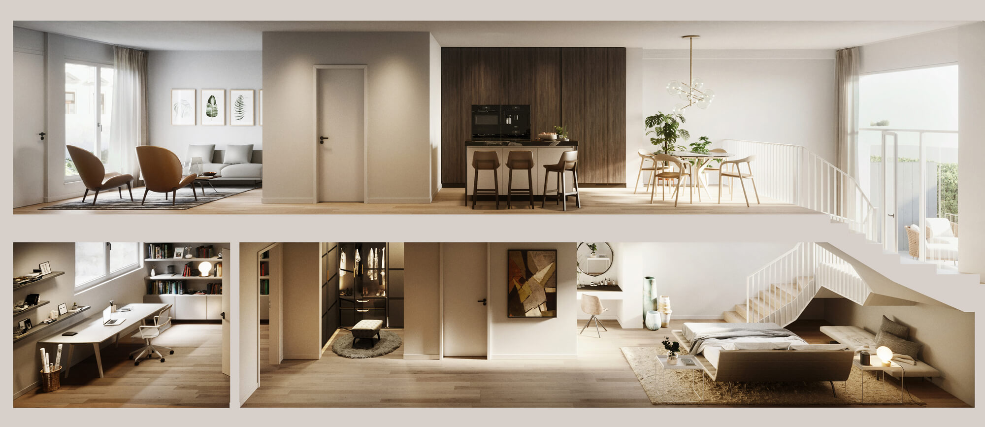 Maisonette m Neubauprojekt VINZENT in München Neuhausen