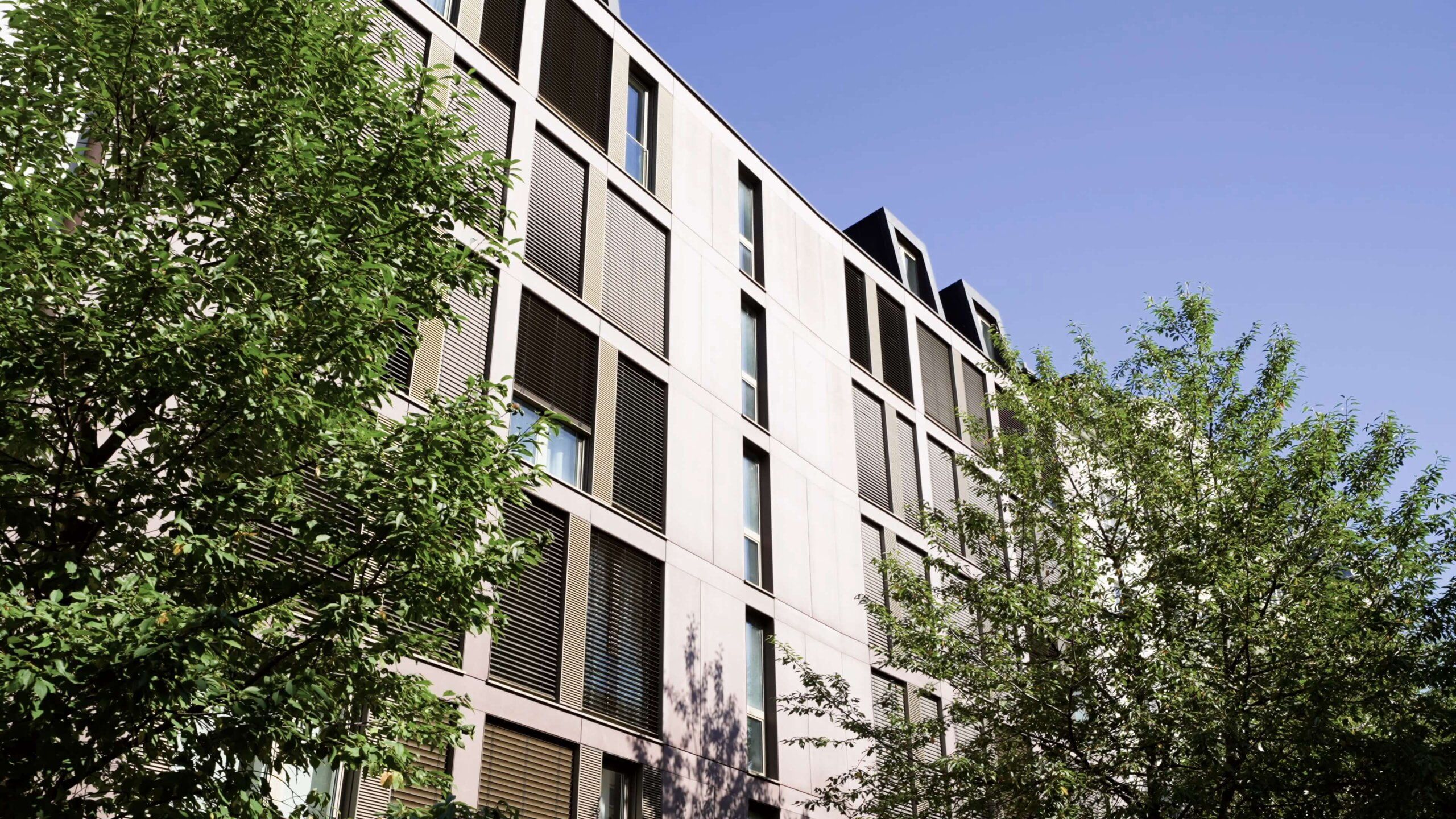 Fassadenansicht des Projekts in der Lilienstraße in München