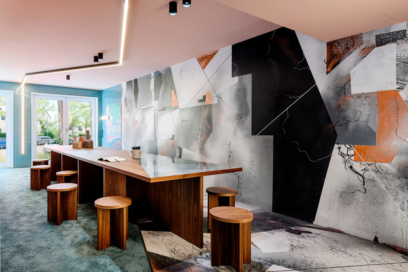 Co-Living Space des Neubaus Van B in Schwabing